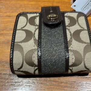 Coach logo wallet